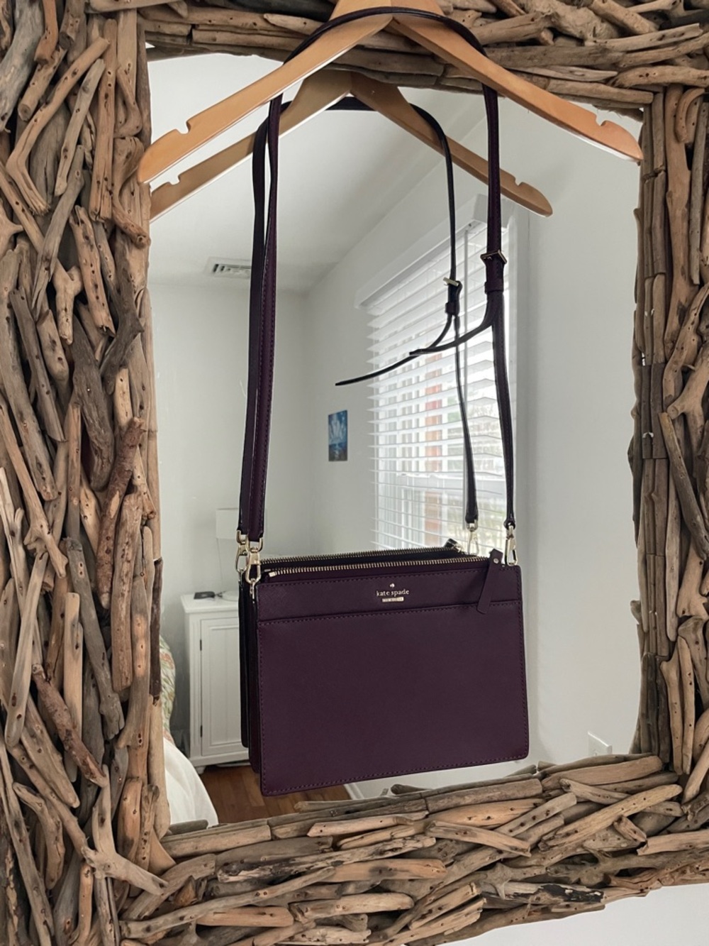 New Kate Spade handbag. Bordeaux leather